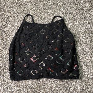 Free People Tie-Back Crop Top